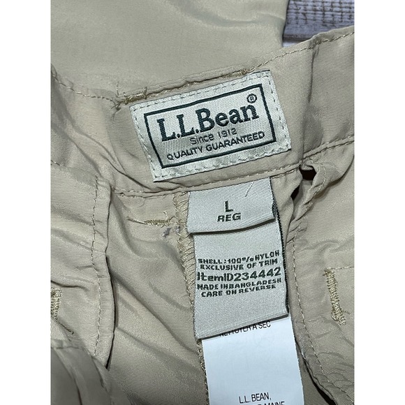 LL Bean Lightweight Outdoor Pants Size L - Picture 4 of 6